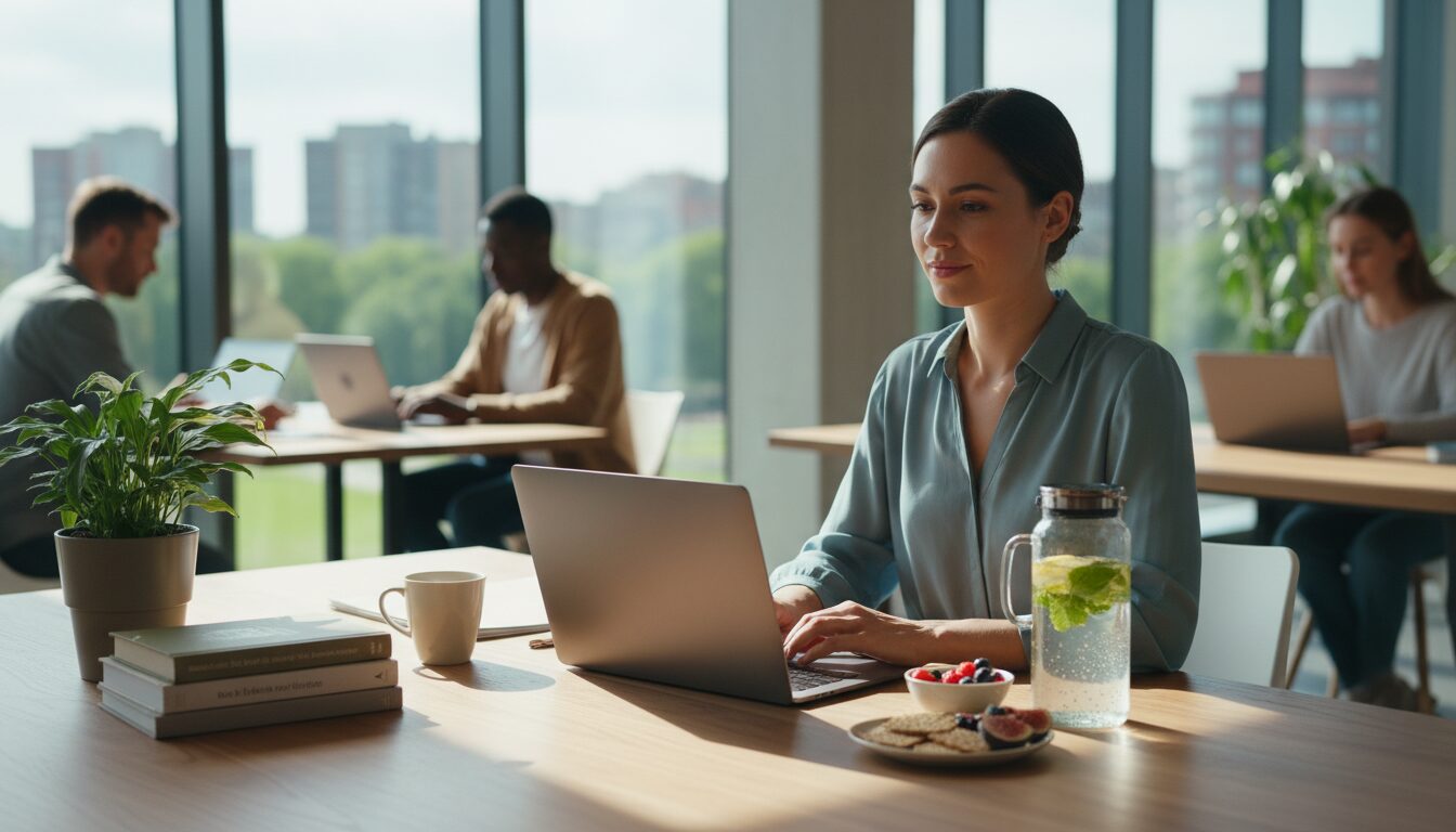 Editorial photograph for article about: Natural Constipation Remedies That Improve Workplace Productivity and Mental Clarity